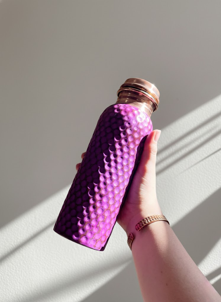 Botella Cobre Morada