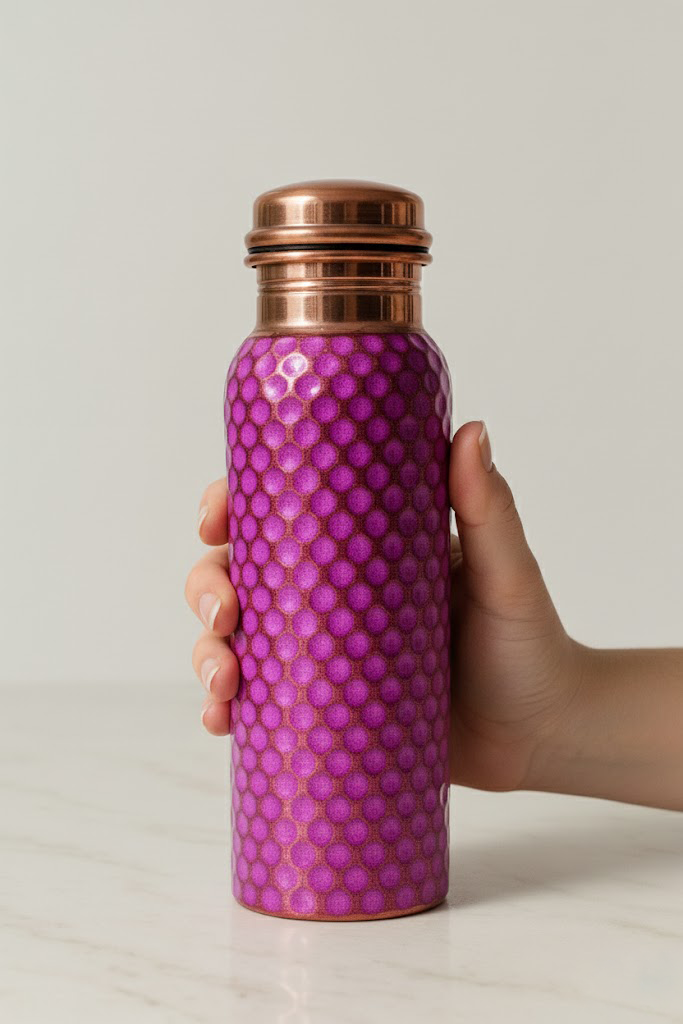 Botella Cobre Morada